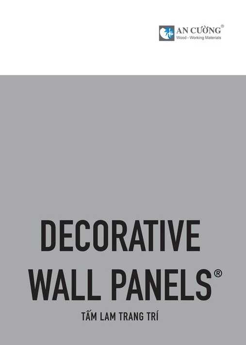 Bìa catalogue Decorative Wall Panels · An Cường